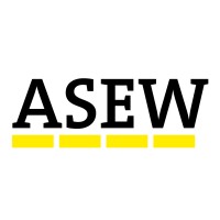 ASEW logo, ASEW contact details