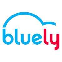 Bluely logo, Bluely contact details