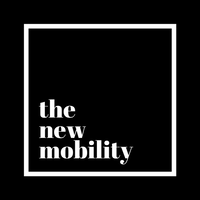 The New Mobility logo, The New Mobility contact details