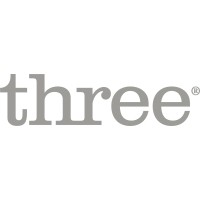 Three logo, Three contact details