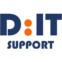 D:IT-Support logo, D:IT-Support contact details