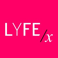 LYFE/x logo, LYFE/x contact details