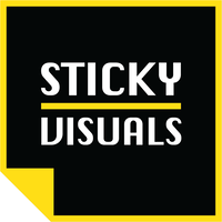 Sticky Visuals logo, Sticky Visuals contact details