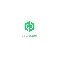 GetBadges logo, GetBadges contact details