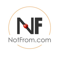 NotFrom.com logo, NotFrom.com contact details