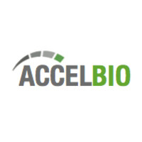 AccelBio logo, AccelBio contact details