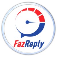 FazReply logo, FazReply contact details