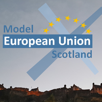 Model European Union Scotland logo, Model European Union Scotland contact details