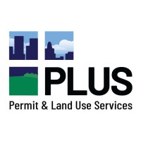 PLUS: Permit & Land Use Services logo, PLUS: Permit & Land Use Services contact details