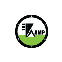 The Kamp logo, The Kamp contact details