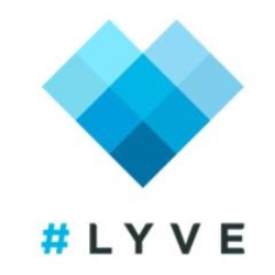 #LYVE logo, #LYVE contact details