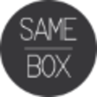 SameBox logo, SameBox contact details