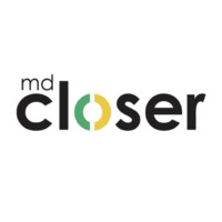 MDCloser logo, MDCloser contact details