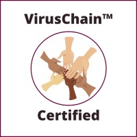 VirusChain logo, VirusChain contact details