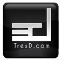 TresD.com logo, TresD.com contact details