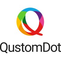 QustomDot logo, QustomDot contact details