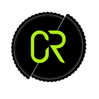 CR Label logo, CR Label contact details