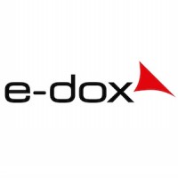 e-dox AG logo, e-dox AG contact details