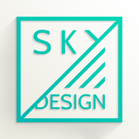 SkyDesign studio logo, SkyDesign studio contact details