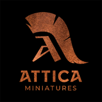 Attica Miniatures logo, Attica Miniatures contact details