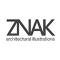 ZNAK architectural visualization logo, ZNAK architectural visualization contact details