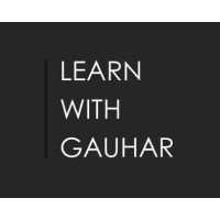 Learn with Gauhar logo, Learn with Gauhar contact details