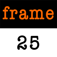 Frame25 logo, Frame25 contact details