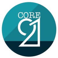 CORE21 logo, CORE21 contact details