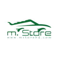 m. Store logo, m. Store contact details