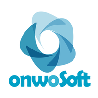 onwoSoft logo, onwoSoft contact details