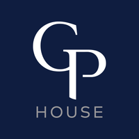 GP House logo, GP House contact details