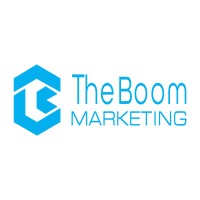 The Boom Marketing logo, The Boom Marketing contact details