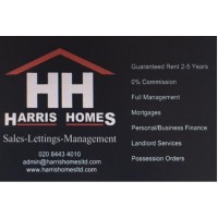 Harris Homes ltd logo, Harris Homes ltd contact details