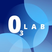 O3Lab logo, O3Lab contact details