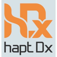 haptDx logo, haptDx contact details