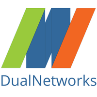 DualNetworks logo, DualNetworks contact details