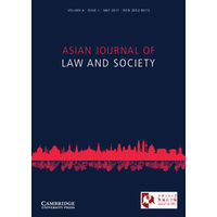 Asian Journal of Law and Society (Cambridge University Press) logo, Asian Journal of Law and Society (Cambridge University Press) contact details