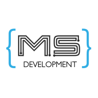 MS development logo, MS development contact details