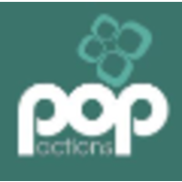 POP Actions logo, POP Actions contact details