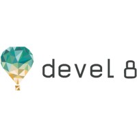 devel8 logo, devel8 contact details