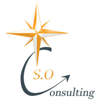 S.O Consulting logo, S.O Consulting contact details