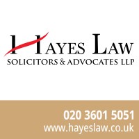 Hayes Law Solicitors & Advocates LLP logo, Hayes Law Solicitors & Advocates LLP contact details