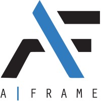 A-Frame logo, A-Frame contact details