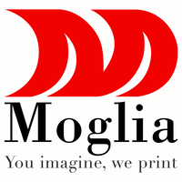 MOGLIA You imagine, we print logo, MOGLIA You imagine, we print contact details