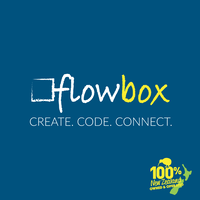 Flowbox logo, Flowbox contact details