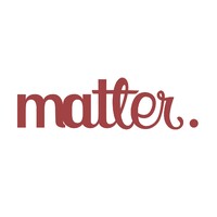 matter. logo, matter. contact details