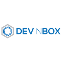 DevInBox logo, DevInBox contact details