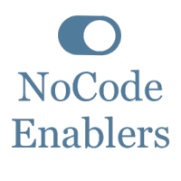 NoCodeEnablers logo, NoCodeEnablers contact details