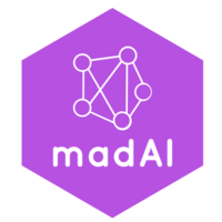 madAI logo, madAI contact details