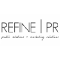 REFINE | PR logo, REFINE | PR contact details